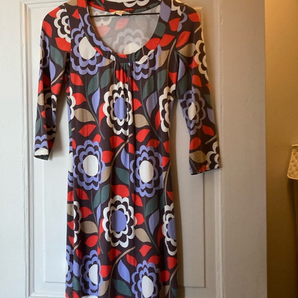 Boden print dress. 3/4 sleeve. Size 2 - Picture 1 of 4